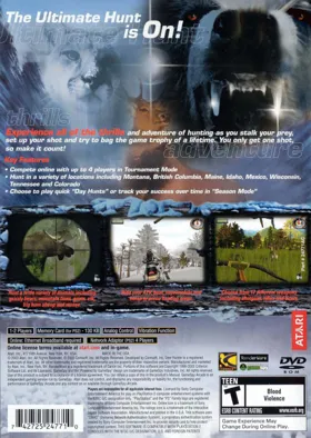 Deer Hunter box cover back